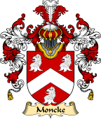 Irish Family Coat of Arms (v.25) Moncke or Monks