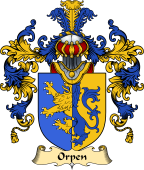 Irish Family Coat of Arms (v.25) Orpen