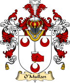 Irish Family Coat of Arms (v.25) O'Mullan or Mullen