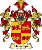 English Family Coat of Arms (v.25) Llewellyn (Wales)