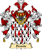 English Family Coat of Arms (v.25) Dennis