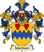 Irish Family Coat of Arms (v.25) Mecham