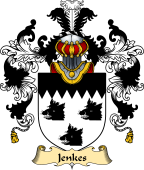 Welsh Family Coat of Arms (v.25) Jenkes (of Wolverton, Shropshire)