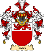 English Family Coat of Arms (v.25) Brock