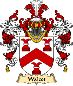 English Family Coat of Arms (v.25) Walcot