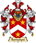 Scottish Family Coat of Arms (v.25) Bannatyne