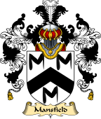 English Family Coat of Arms (v.25) Mansel (l) or Mansfield