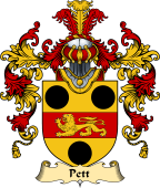 English Family Coat of Arms (v.25) Pett