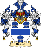 English Family Coat of Arms (v.25) Riddall or Ridall or Riddel