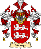 English Family Coat of Arms (v.25) Strange