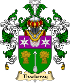 English Family Coat of Arms (v.25) Thackeray or Thackery