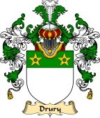 English Family Coat of Arms (v.25) Drury