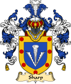 English Family Coat of Arms (v.25) Sharp