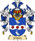 Irish Family Coat of Arms (v.25) Jenison or Jenyson