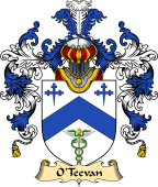 Irish Family Coat of Arms (v.25) O'Teevan