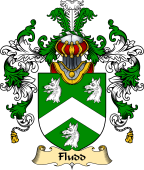 English Family Coat of Arms (v.25) Floyd or Fludd