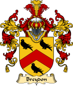 Scottish Family Coat of Arms (v.25) Breydon or Breyton