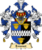 English Family Coat of Arms (v.25) Emmet