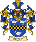 English Family Coat of Arms (v.25) Sawyer