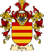 English Family Coat of Arms (v.25) Berry