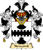 English Family Coat of Arms (v.25) Newcomb (e)