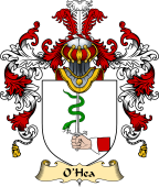 Irish Family Coat of Arms (v.25) O'Hea