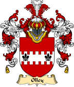 English Family Coat of Arms (v.25) Olley