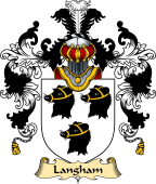 English Family Coat of Arms (v.25) Langham