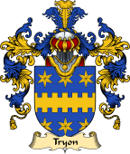 English Family Coat of Arms (v.25) Tryon