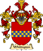 English Family Coat of Arms (v.25) Whitington