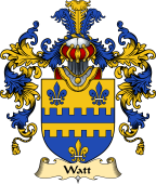 English Family Coat of Arms (v.25) Watt