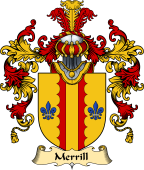 English Family Coat of Arms (v.25) Merrill