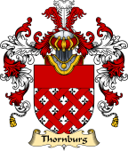 English Family Coat of Arms (v.25) Thornburg (h)