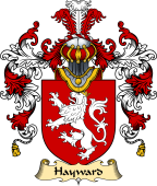 English Family Coat of Arms (v.25) Hayward or Heyward