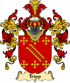 English Family Coat of Arms (v.25) Tripp