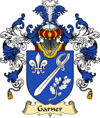 English Family Coat of Arms (v.25) Garnier or Garner