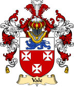 Irish Family Coat of Arms (v.25) Valle or Vale