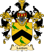 English Family Coat of Arms (v.25) Landon