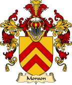 English Family Coat of Arms (v.25) Monson or Munson