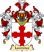 English Family Coat of Arms (v.25) Lawrence or Laurence