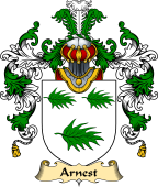 English Family Coat of Arms (v.25) Arnest