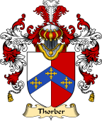 English Family Coat of Arms (v.25) Thorber