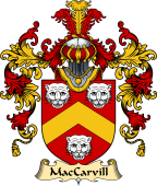 Irish Family Coat of Arms (v.25) MacCarvill or MacCarrol