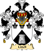 English Family Coat of Arms (v.25) Littell or Little