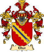 Scottish Family Coat of Arms (v.25) Elliot or Ellot II