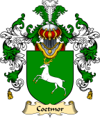 Welsh Family Coat of Arms (v.25) Coetmor (of Llanllechid, Caernarfonshire)