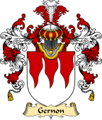 English Family Coat of Arms (v.25) Gernon