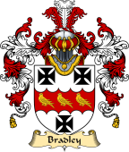 Irish Family Coat of Arms (v.25) Bradley