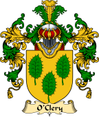 Irish Family Coat of Arms (v.25) O'Clery