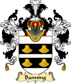 English Family Coat of Arms (v.25) Banning